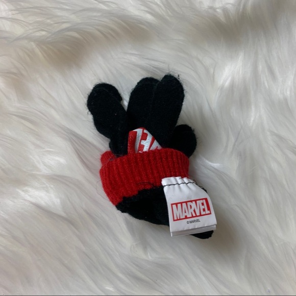 The Children Place Boys Blue Fleece Sweater/Marvel - Picture 3 of 8